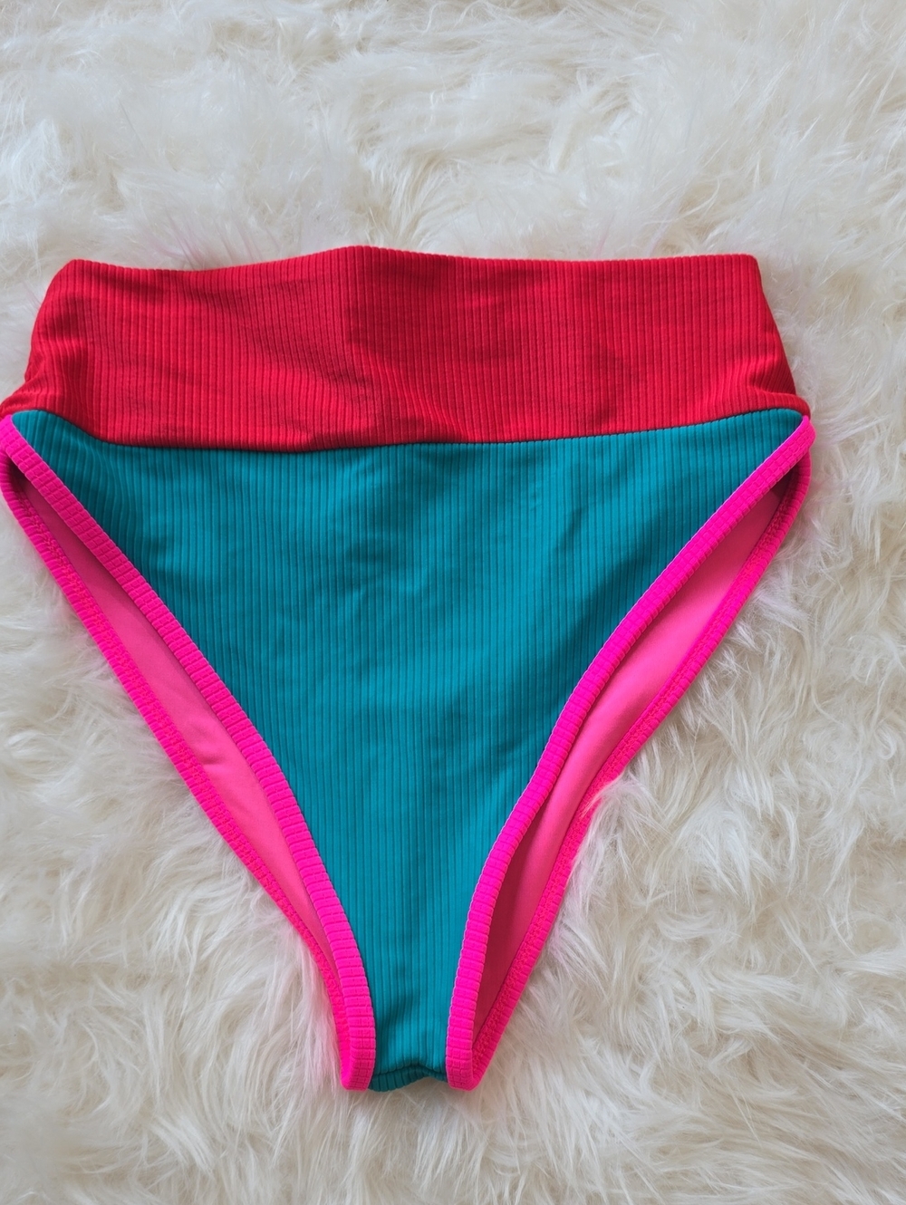 Beach Riot Emmy High Waisted Bikini Bottom SIZE M
